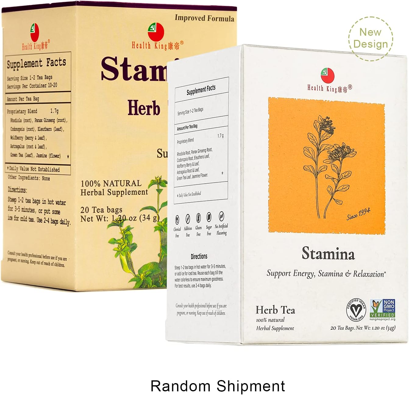 Health King Stamina Herb Tea – vista 2